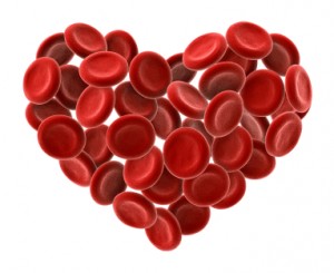 heart of red blood cells donation